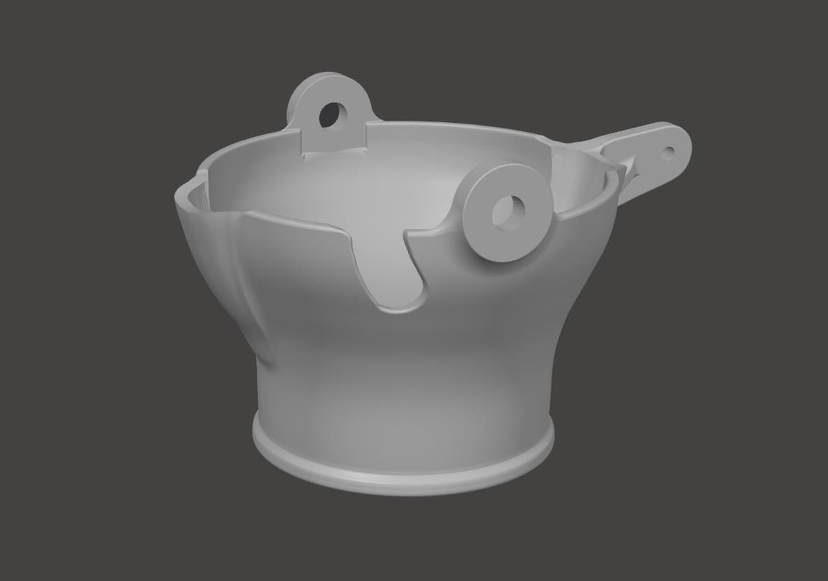 Where it ended — the final parametric CAD